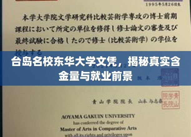 东华大学文凭价值揭秘，台岛名校就业前景解析