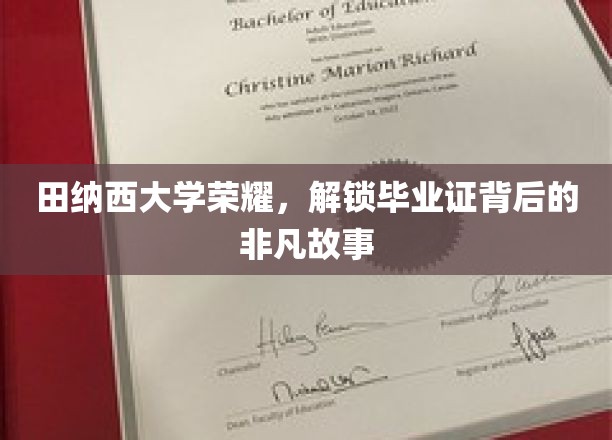田纳西荣耀揭秘，毕业证书背后的传奇历程