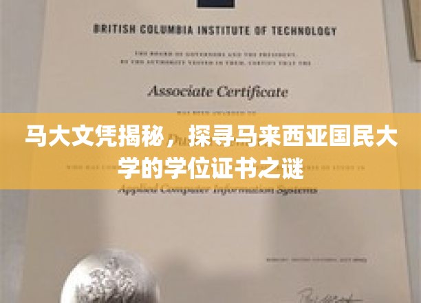 马来西亚国民大学学位证书揭秘，揭开这所大学的学位证书之谜