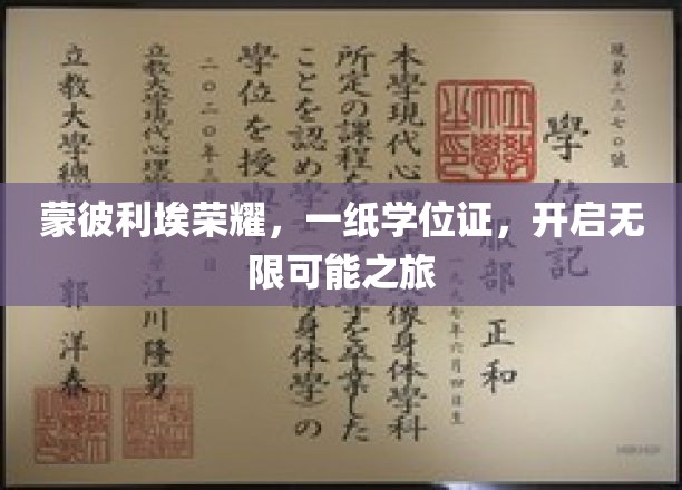蒙彼利埃荣耀启航，学位证背后的无限未来之门