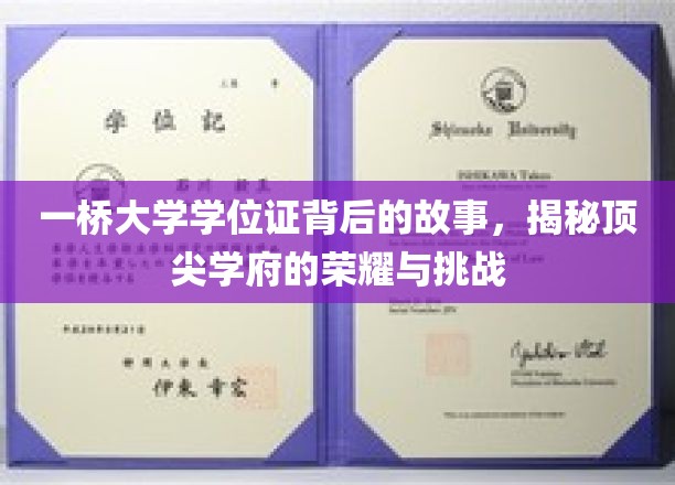 一桥大学学位证背后的传奇，探寻名校荣耀与成长之路