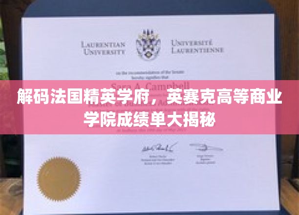 探寻法国顶尖商学院，英赛克高等商业学院卓越成就全解析