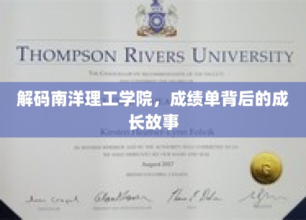 探索南洋理工学院，揭开学子成绩单背后的璀璨成长篇章