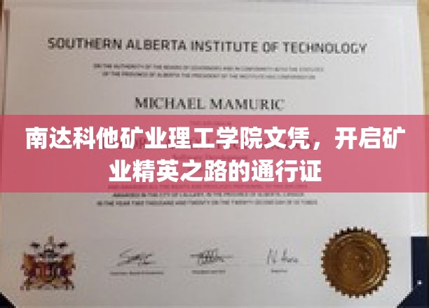 矿业未来之门，南达科他理工学院文凭，引领精英矿界新篇章