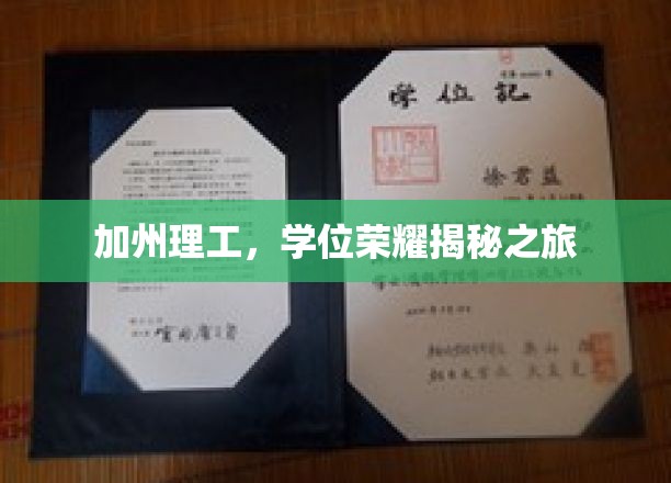 加州理工，学位荣耀揭秘之旅