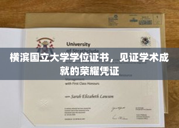 横滨国立大学学位证书，承载辉煌学术成就的荣耀印记