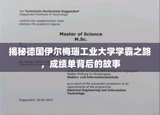 探索德国伊尔梅瑙工业大学学霸秘籍，揭秘高分背后的非凡旅程