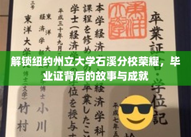 石溪荣耀解码，一纸毕业证背后的辉煌传奇与奋斗轨迹
