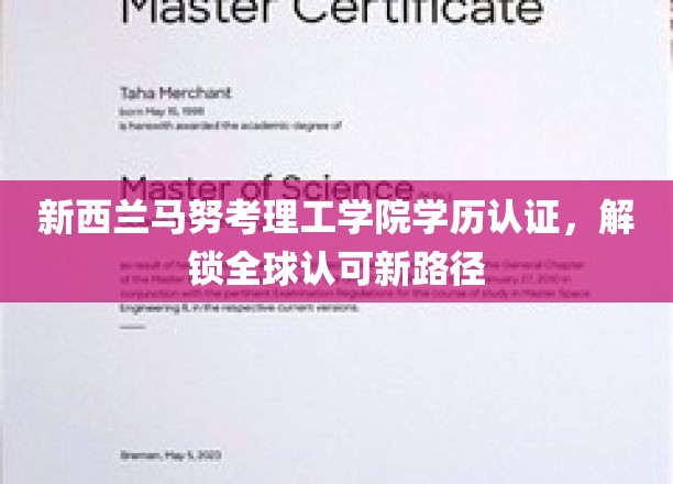 新西兰马努考理工学院学历认证，解锁全球认可新路径