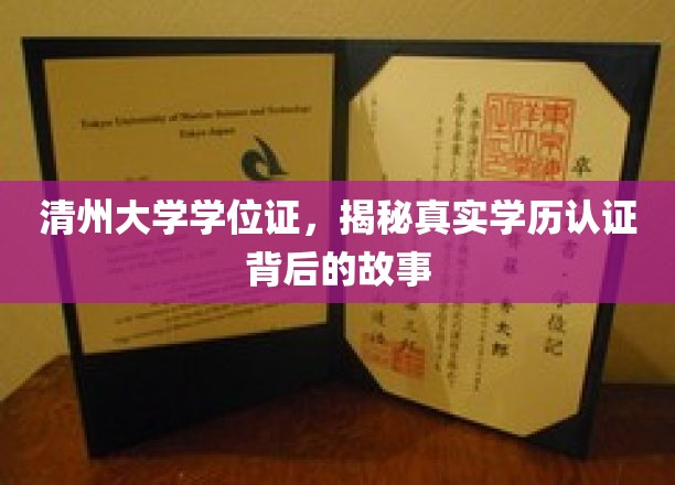 清州大学学位证，揭秘真实学历认证背后的故事