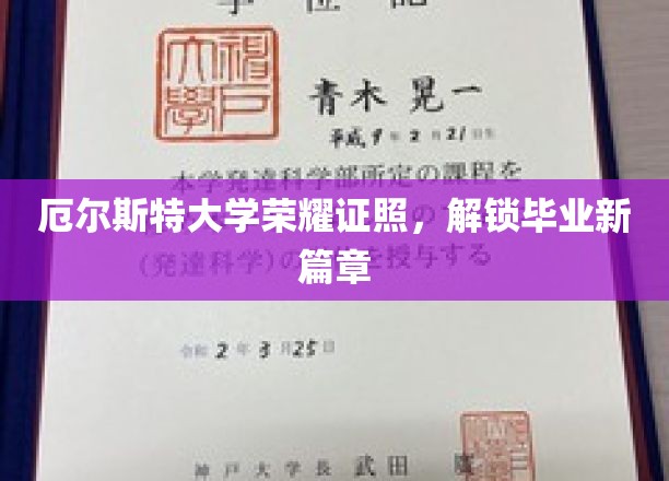 厄尔斯特大学荣耀证照，解锁毕业新篇章