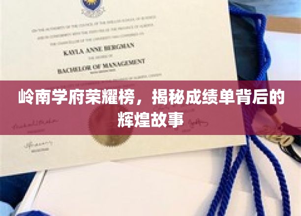 岭南学府荣耀榜，揭秘成绩单背后的辉煌故事