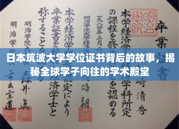 探秘筑波奇迹，揭秘日本学位证书背后的全球学子梦想之地
