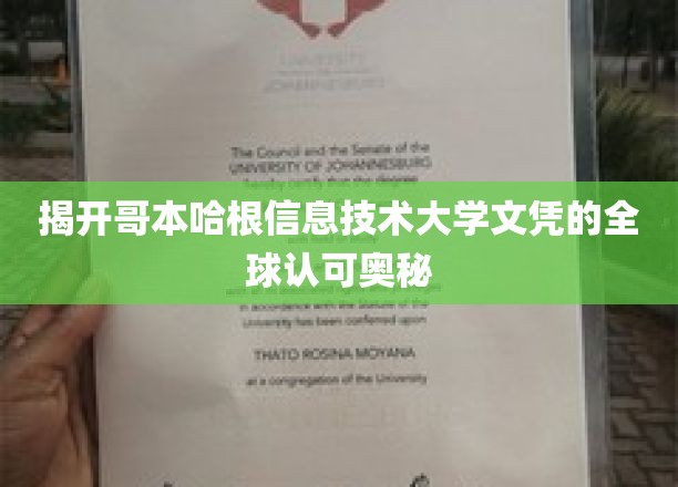揭开哥本哈根信息技术大学文凭的全球认可奥秘