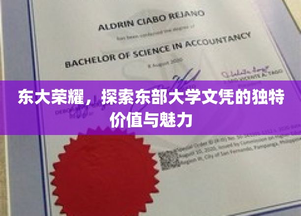 解码东大荣耀，探寻东部大学文凭的非凡魅力与价值