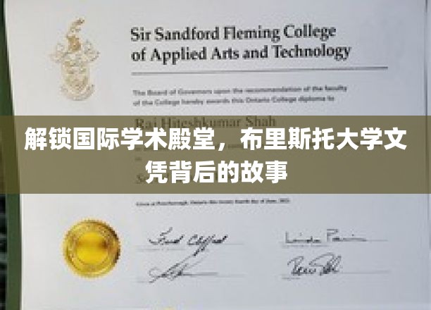 解锁国际学术殿堂，布里斯托大学文凭背后的故事