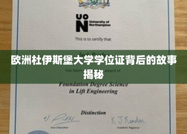 欧洲杜大文凭之谜，杜伊斯堡大学学位证的传奇溯源