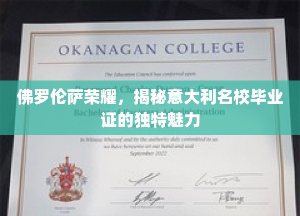 佛罗伦萨之光，一窥意大利顶级名校毕业证的独特魅力