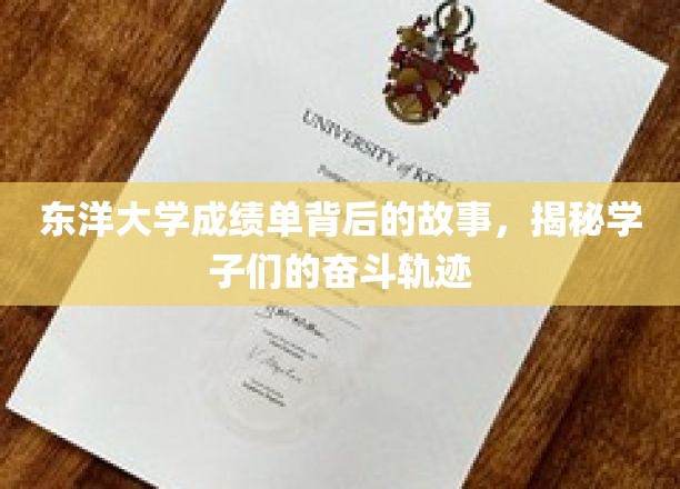 东洋大学成绩单背后的故事，揭示学子们奋斗的轨迹