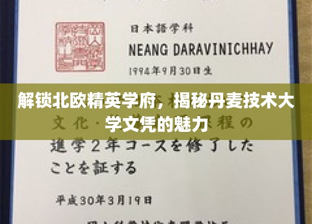 北欧精英学府名片，丹麦技术大学文凭闪耀全球