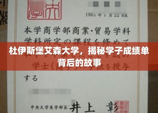 杜艾学子成绩单背后，揭秘成长的秘密花园