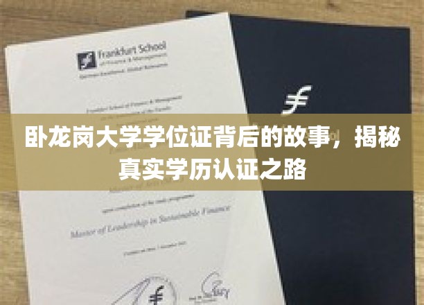 探寻卧龙岗大学学位证背后的传奇，学历认证背后的真实旅程