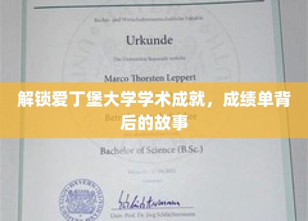 揭开爱丁堡学子荣耀篇章，揭秘学术精英背后的成长轨迹
