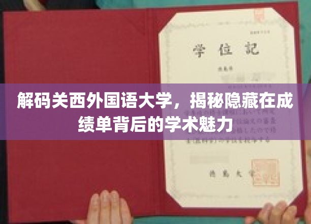 解码关西外国语大学，揭秘成绩单背后的学术魅力