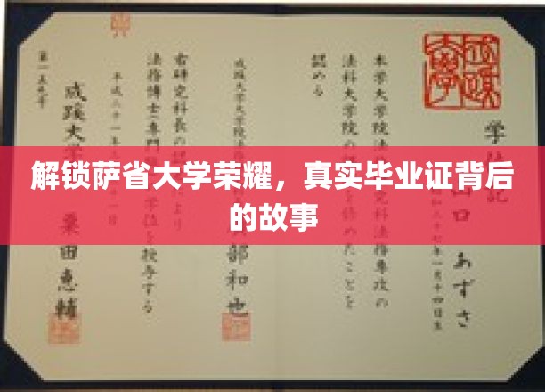 探寻萨省大学荣耀，毕业证背后的传奇之旅