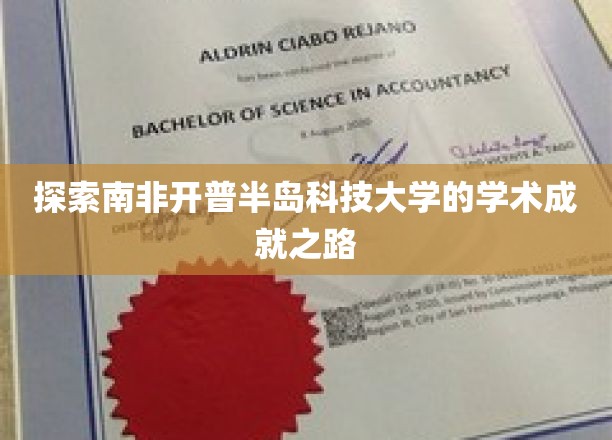 探索南非开普半岛科技大学的学术成就之路