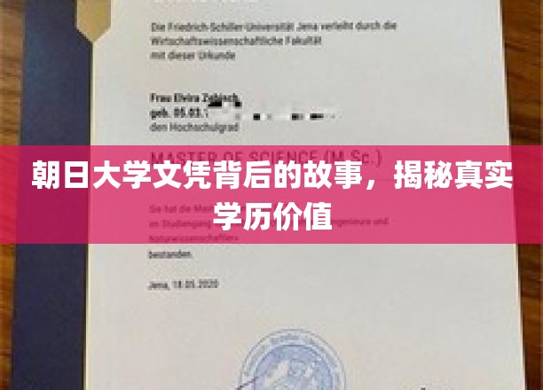 朝日大学文凭探寻记，探寻学历背后的真实价值