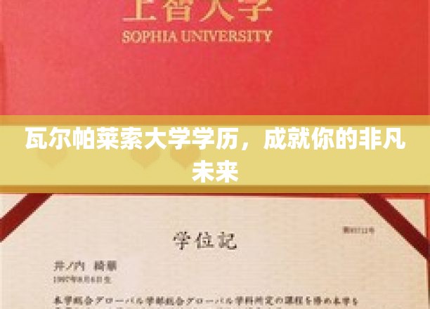 开启非凡征程，瓦尔帕莱索大学学历助你翱翔天际