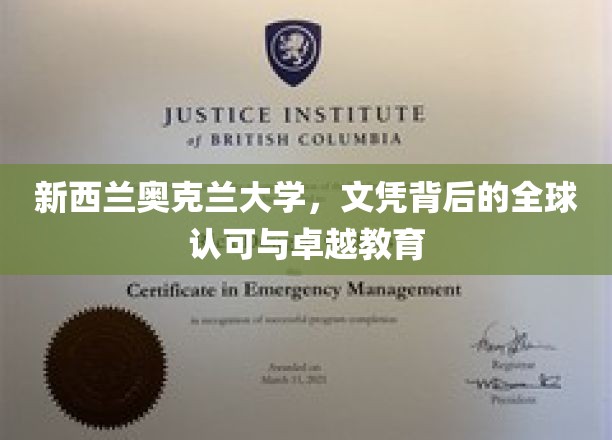奥克兰大学文凭，跨越国界的认可与卓越教育之光