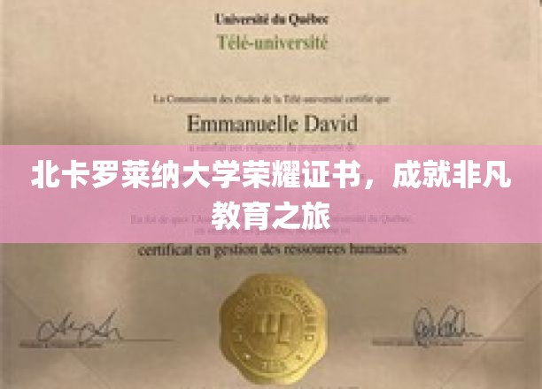 探索北卡罗莱纳大学的荣耀印记，非凡教育旅程的证书见证