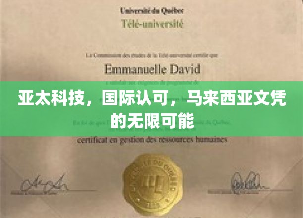 马来西亚文凭，亚太科技领航，解锁无限国际职场可能