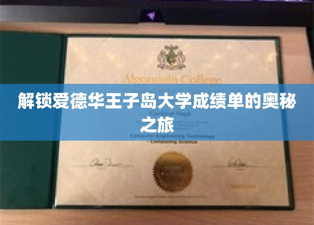 开启探索爱德华王子岛大学成绩单的神秘之旅