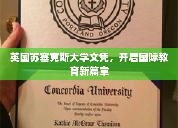 跨国学历新里程，苏塞克斯大学文凭引领教育新风尚