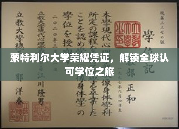 蒙特利尔大学荣耀启程，开启国际认可学位之旅