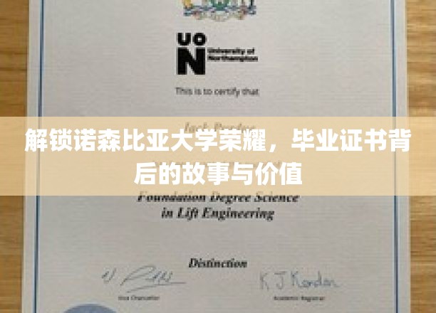 诺森比亚荣耀揭秘，毕业证书背后的传奇与价值探索