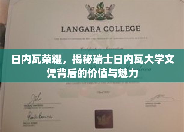 日内瓦荣耀，揭示瑞士日内瓦大学文凭的价值与魅力