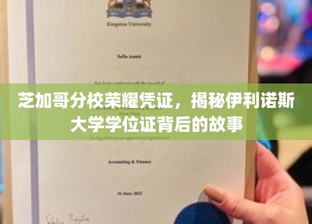 伊利诺斯大学学位证之谜，芝加哥分校荣耀凭证背后的传奇故事