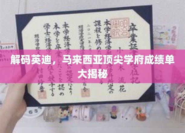 解码英迪，马来西亚顶尖学府成绩单大揭秘