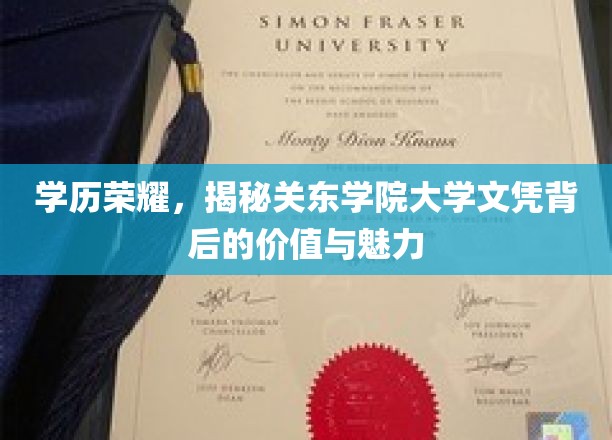 文凭之光，关东学院学历背后的独特价值与无限可能