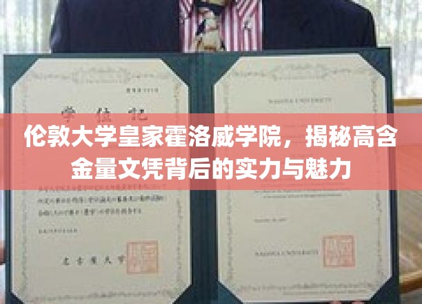 探寻伦敦大学皇家霍洛威学院，金牌文凭背后的学术光芒与独特魅力