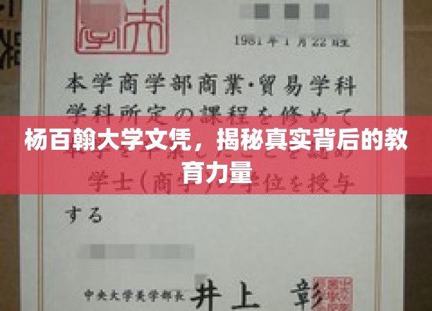 杨百翰大学文凭背后的独特教育魅力揭秘