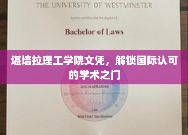 全球通行证，堪培拉理工学院文凭，开启国际学术之旅