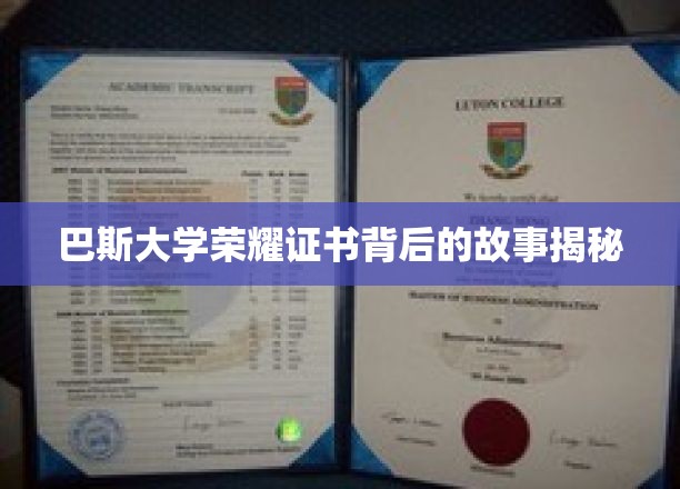 揭开巴斯大学荣耀证书背后的传奇之谜