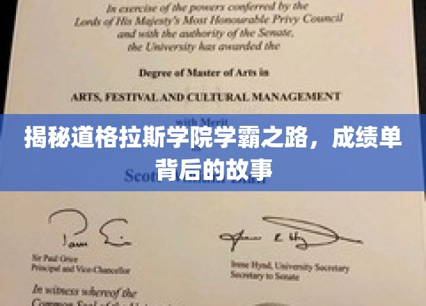 道格拉斯学院学霸养成记，揭开成绩单背后的辉煌历程