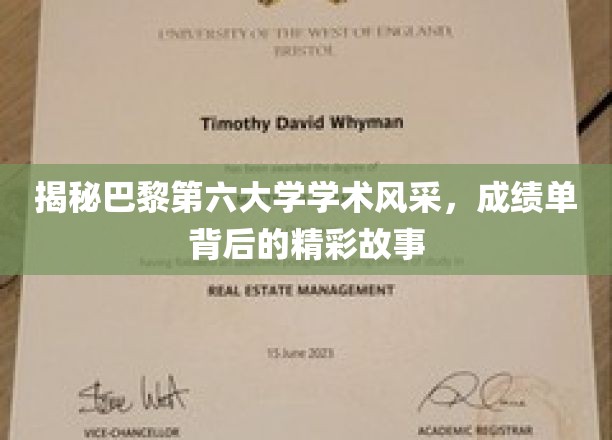 巴黎第六大学揭秘，成绩单背后的学术传奇之旅