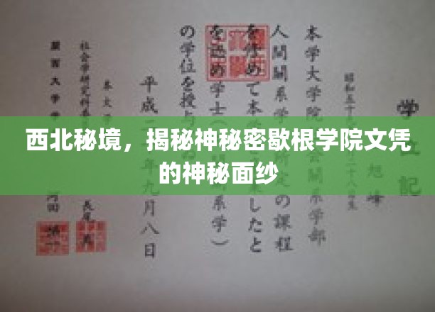 探寻西北神秘之地，揭开神秘密歇根学院文凭的神秘面纱